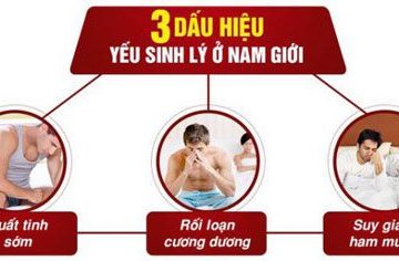 [ Bật mí ] 5 Dấu hiệu yếu sinh lý ở nam và cách nhận biết !