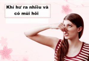 khí hư có mùi hôi