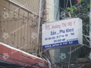 Phòng khám phụ khoa bác sĩ Hoàng Thị Mỹ Ý
