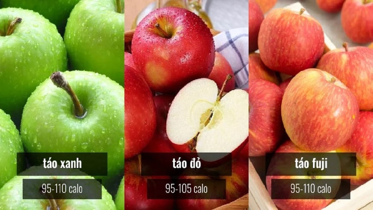 calo trong một quả táo