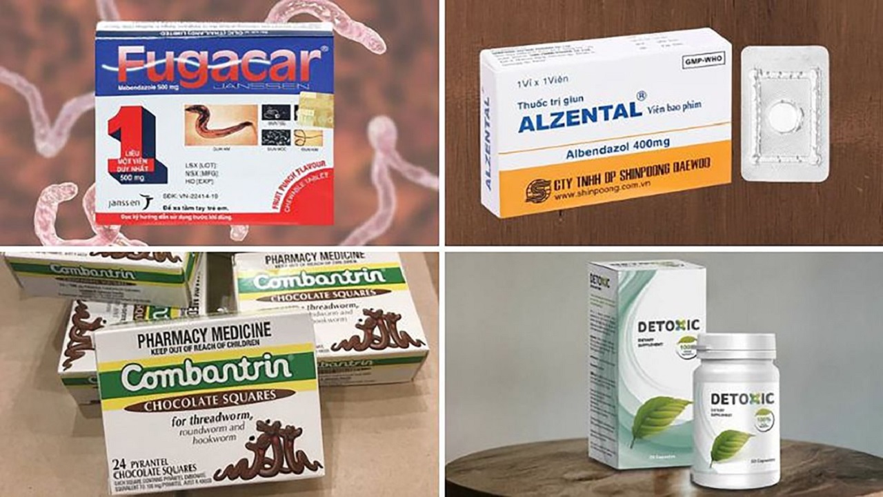 thuốc tẩy giun